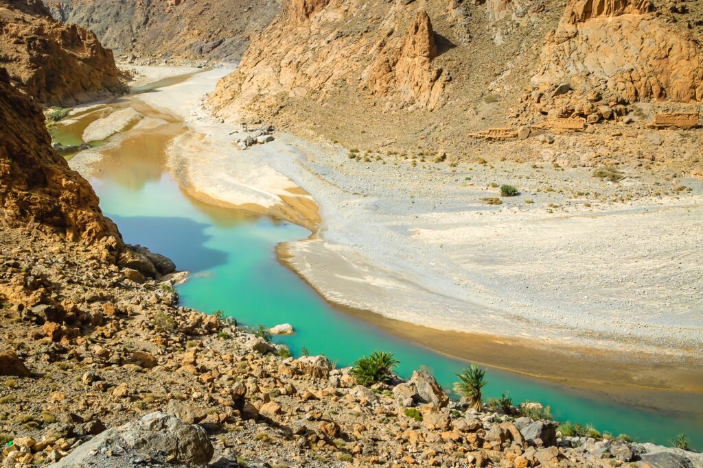 Canyon Landscape with Meandering River - Geoscience Perspective